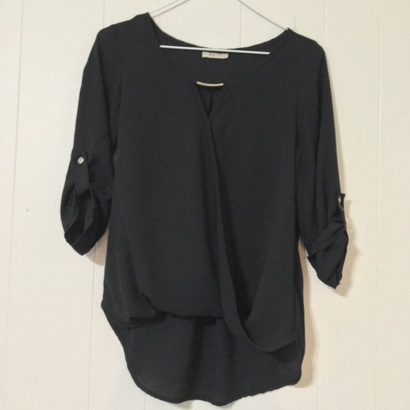 Black High-Low Top - Picture 1 of 3